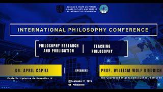 International Philosophy Conference (Morning Session)