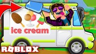 СИМУЛЯТОР ДОСТАВКИ МОРОЖЕНОГО В РОБЛОКС! КАК НАКОПИТЬ НА ФУРГОН? ICE CREAM VAN SIMULATOR ROBLOX