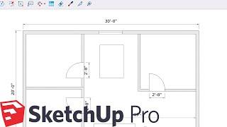 How to Make Floor Plans in Sketchup (Pro)