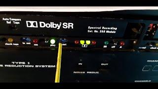 Alignment of Dolby model 363 with SR cards on a Studer A80/R part 1.