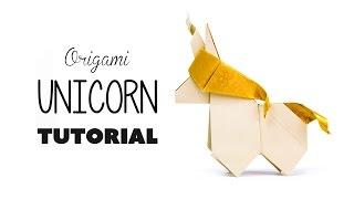 Origami Unicorn Tutorial - DIY - Paper Kawaii