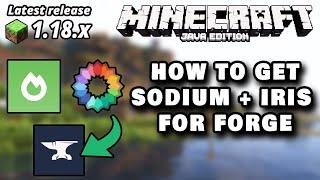 Minecraft Java 1.18.2 How To Get Sodium & Iris Shaders For Forge 1.18.2