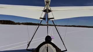 Failed Rigid Wing Hang Glider Launch