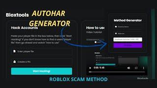 ROBLOX AUTOHAR SCAM METHOD| OP WORKING 2024 TUTORIAL 