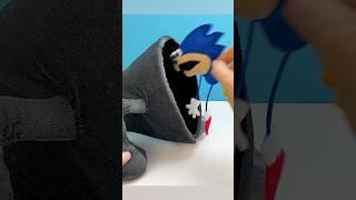 Sea Eater Plush vs Shin Sonic Universe Part 1 - creation by Trevor Henderson Cool Crafts #diy