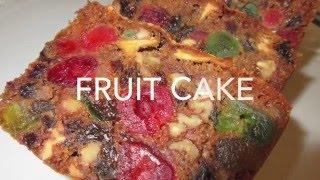 FRUIT CAKE - How to make FRUITCAKE Recipe