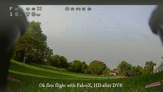 FALCOX CRICKET FPV OSD SETUP WITH INSTRUCTIONS AND TEST FLIGHT