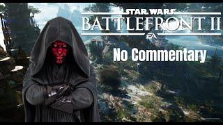 Star Wars Battlefront 2 Kashyyyk No Commentary (Insane Enemy Maul)