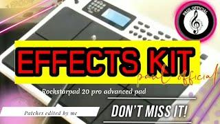 ROCKSTAR PAD 20PRO ADVANCED effects kit with pacthes