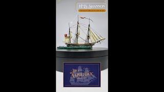 HMS Shannon ship model for Napoleonic era wargames at sea in 1/700 scale. Tips and ideas #blackseas