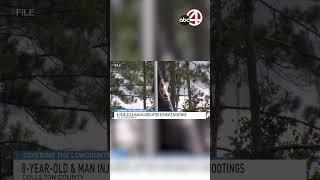 8-year-old child, adult male seriously injured in separate shootings in Colleton County