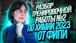 Разбор тренировочной работы №2 по химии 2023 от ФИПИ | Екатерина Строганова