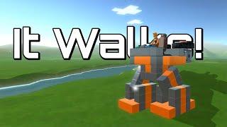 I made a Working Bipedal Walker! | Evertech sandbox tutorial