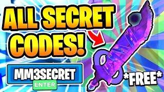 ALL *NEW* SECRET OP GODLY MURDER MYSTERY 3 CODES! EVENTRoblox MM3