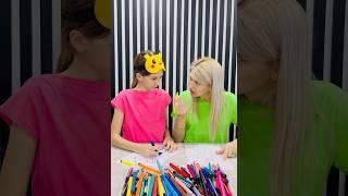 3 Marker Challenge  #shorts #threewikifamily #3markerchallenge #funny #comedy