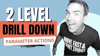 #Tableau - 2-Level Drill Down Action