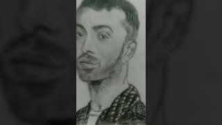 Samual Frederick smith#sam smith#unholy#drawing#portrait#pencil sketch#easy#simple#shorts