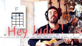 Play along: Hey Jude ! ukulele chords & notes