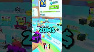 Auctioning A Huge For 1 Gem In Pet Simulator 99! Part 8  #petsimulator #petsim99 #roblox