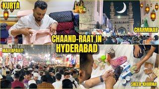 CHAAND RAAT KA ZABARDAST MANZAR & EID SHOPPING IN HYDERABAD | RAMZAN | HYDERABAD VLOG | WTF!