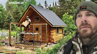 Screened Porch + Mudroom Addition |EP63| Log Cabin Build on Off-Grid Homestead