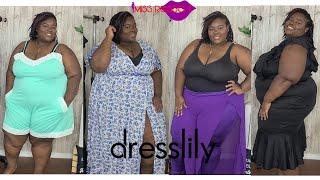 Impressed!! DressLily Plus Size Fashion Haul #MissRessaT #plussizefashion