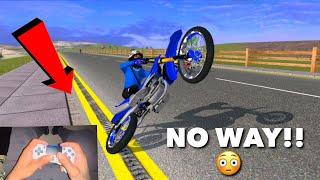 MX BIKES INSANE SMOOTH THROTTLE WHEELIES!! BEST WAY TO WHEELIE