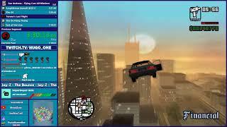 GTA San Andreas Flying Cars All Missions Speedrun