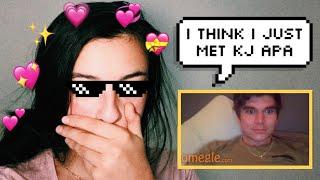 MEETING KJ APA'S TWIN ON OMEGLE (feat. my brother)