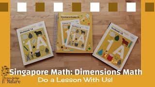 DIMENSIONS MATH 1A || SINGAPORE MATH ||  UPDATED: DO A LESSON WITH US ||  HOW TO TEACH MATH A LESSON