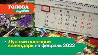 Голова садовая - Лунный посевной календарь на февраль 2022