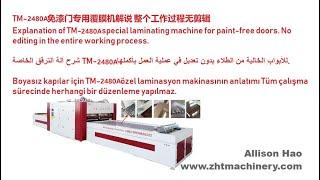 TM2480A - Negative Pressure Membrane Press Machine ZHT vacuum membrane press machine