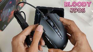 A4TECH BLOODY J90S RGB Gaming Mouse Unboxing - Impression - Bloody7 setup - Best budget mouse !