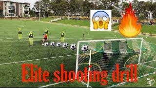 Amazing ELITE shooting drill for STRIKERS! Watch till the end - Joner Football