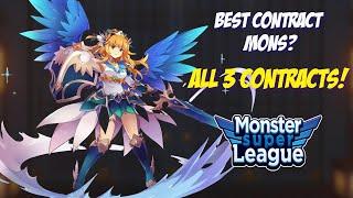 Advice For All 3 Contracts! | Monster Super League