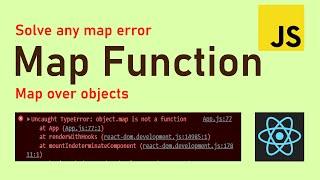 Object.map is not a function || How to map Object in Js, React Native, React || Map Large arrays