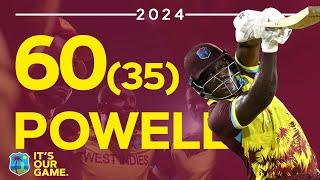 Powell POWER | 60 off 35 Every Ball | West Indies v Bangladesh 2024