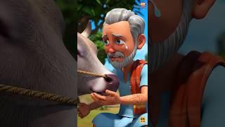 The story of a cow and a farmer #ai #trending #shorts #viral #animals #farmer #aiart #love