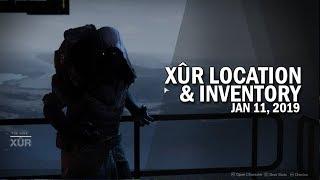 Xur Location & Inventory for 1-11-19 / January 11, 2019 [Destiny 2 Black Armory]