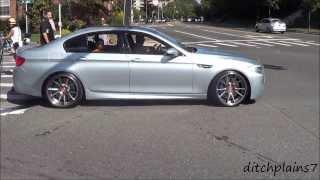 Cars Leaving Glen Cove Gold Coast Concours/Bimmerstock, Exotic Car Show - EXHAUST SOUNDS!!!