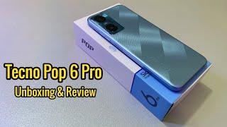 Tecno Pop 6 Pro Unboxing & Review - Cheap Phone With Fingerprint Scanner