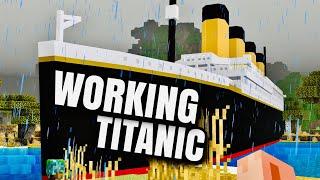 WORKING TITANIC SHIP MOD FOR MINECRAFT PE AND BEDROCK 1.18 & 1.19