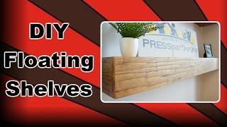 How to make Floating Shelves - DIY Floating Shelves