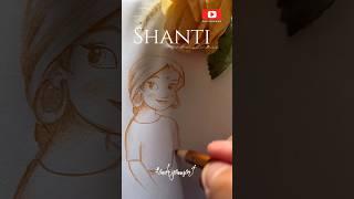 Shanti | The Jungle Book #shorts#shortsvideo#sketch#drawing#thejunglebook#shanti#art#andriannsart#yt