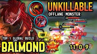 100% UNKILLABLE! BALMOND BEST BUILD 2021 | BUILD TOP 1 GLOBAL BALMOND GAMEPLAY | MOBILE LEGENDS