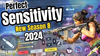 Ultimate Zero Recoil Sensitivity Settings For COD MOBILE New Season 8 2024 For Battle Royale and MP