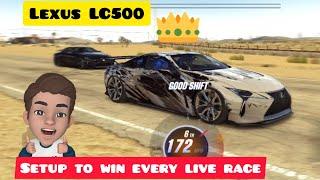 CSR 2 | Lexus LC 500 | Elite Tuner | Live Race Setup