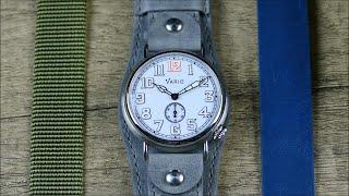 On the Wrist, from off the Cuff: Vario – 1918 Trench Watch, Stylish and Affordable Enamel Dial