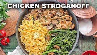 Skillet Chicken Stroganoff - The Weeknight Recipe You Need!