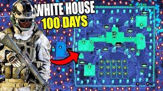 I Spent 100 DAYS in WHITE HOUSE in New Zombie Simulator... (Base Building Update)